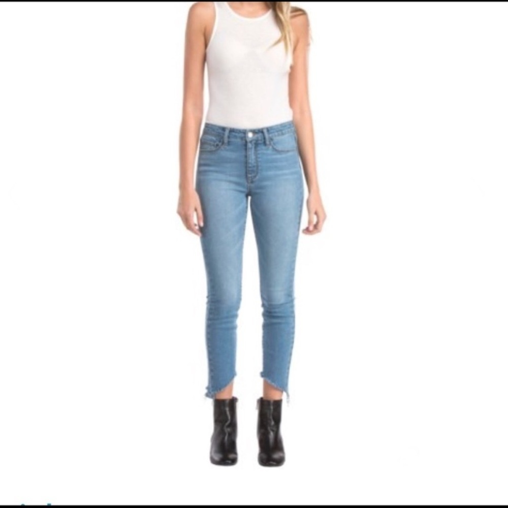 EVIDNT Verona Skinny raw hem